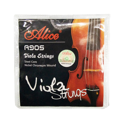 Alice A905 Viola Strings Set Nickel Chromium Wound Steel Core 1st-4th Full Set