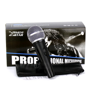 2PCS Professional Switch PG58 Handheld Mic Wired Dynamic Microphone For Karaoke Audio Mixer DJ PG 58 Bar KTV Home Party Speech
